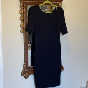 Banana Republic Black Stretch Ponte Pullover Dress